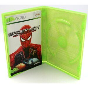 Spider-Man: Web of Shadows CASE & MANUAL (Microsoft Xbox 360) NO GAME | Good